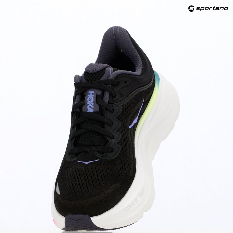 Női futócipők HOKA Bondi 9 black/neon dragonfruit 15