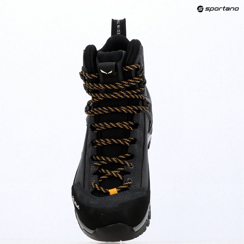 Női magashegyi cipő Salewa MTN Trainer 3 Tech Mid GTX fekete/ónix 15