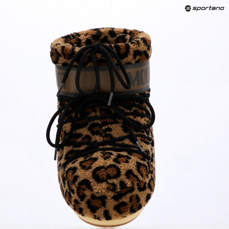 Női hótaposó Moon Boot Icon Low Fleece Leopard cognac/cocoa 11