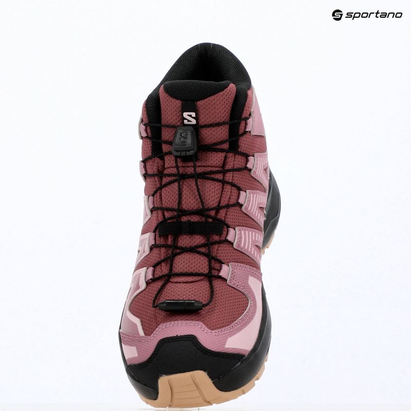 Gyermek kirándulócipők Salomon XA Pro Mid Waterproof nocturne/dusky orchid 14