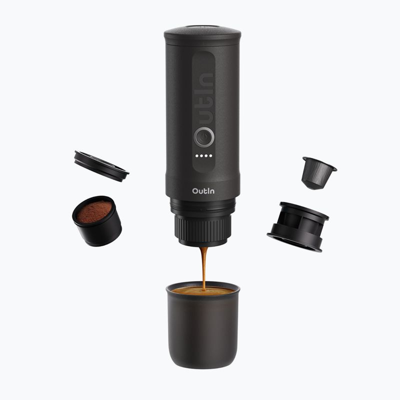 Hordozható kávéfőző OutIn Nano Portable Espresso space grey 2