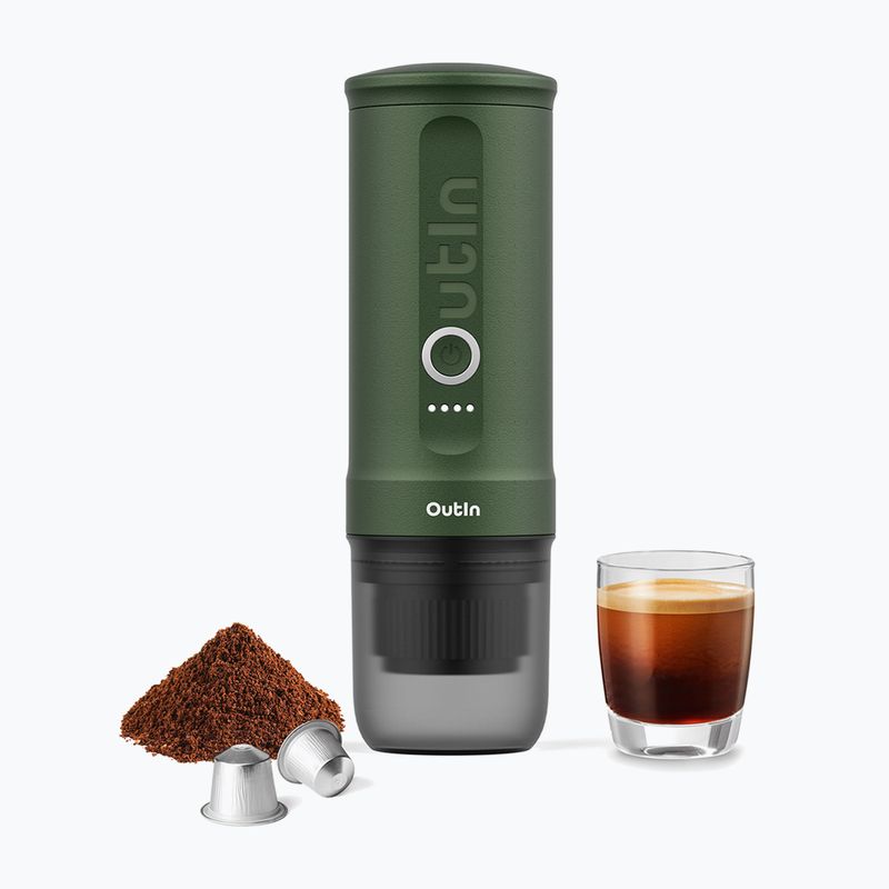 Hordozható kávéfőző OutIn Nano Portable Espresso forest green 3
