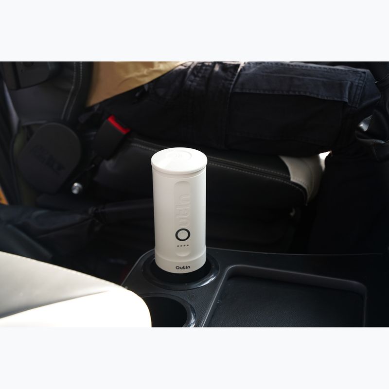 Hordozható kávéfőző OutIn Nano Portable Espresso peal white 4