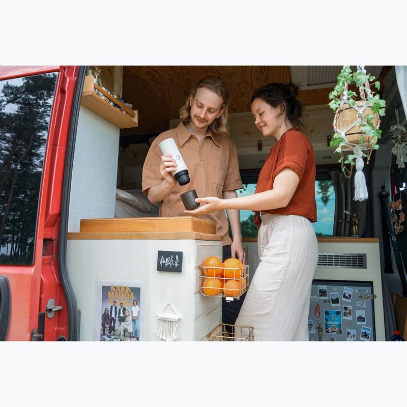 Hordozható kávéfőző OutIn Nano Portable Espresso peal white 7
