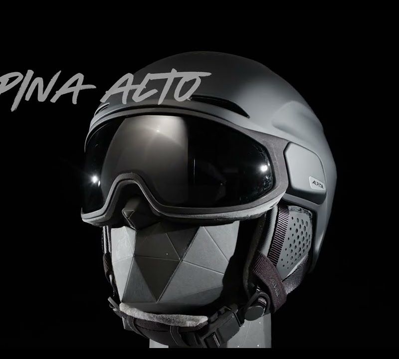Alpina Alto Q-Lite fehér matt/kék revo síbukósisak 12