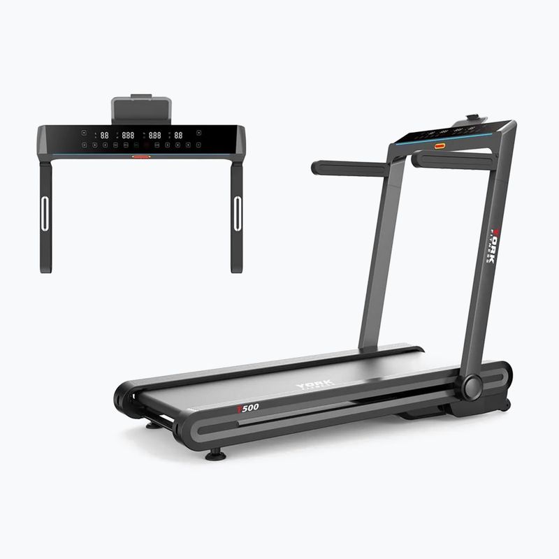 York Fitness T500 elektromos futópad fekete 9