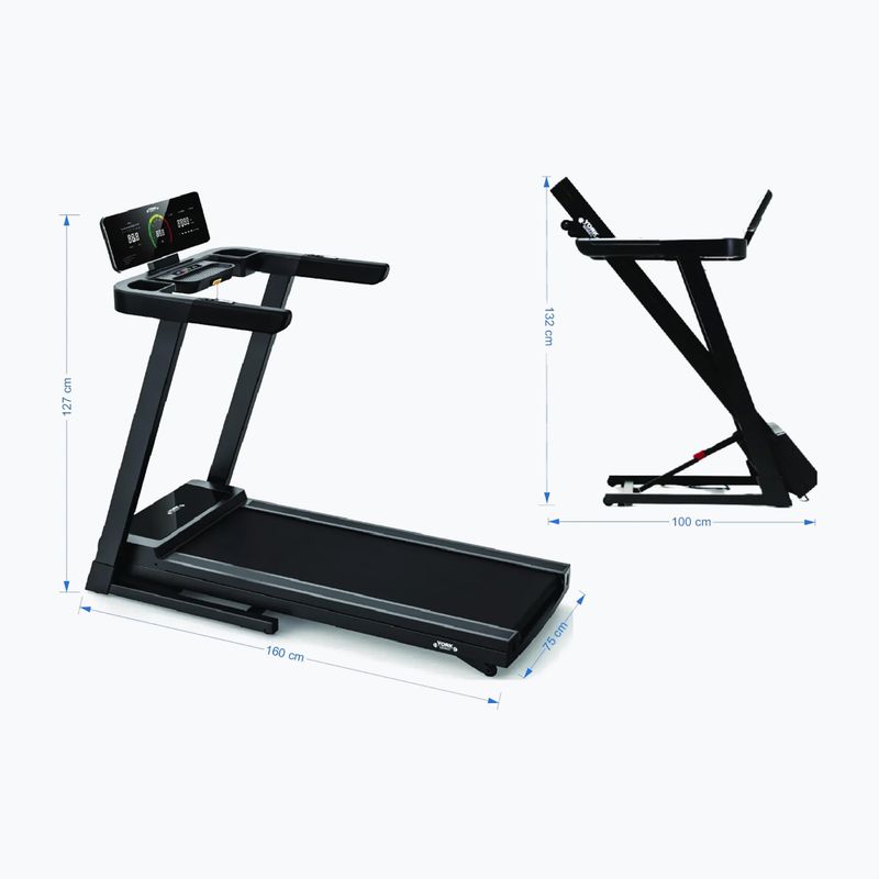 York Fitness HT5 fekete elektromos futópad 10