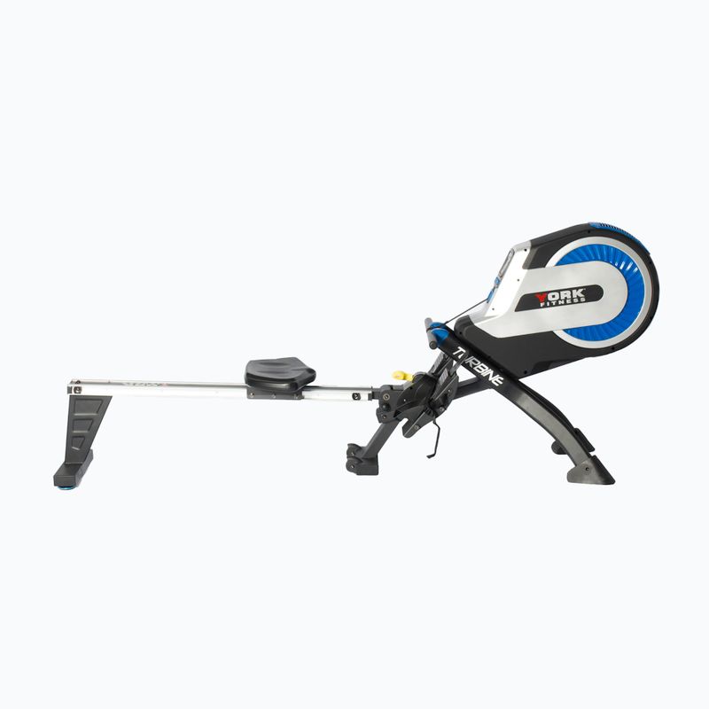 Evezőpad York Fitness Turbine fekete/ezüst 2