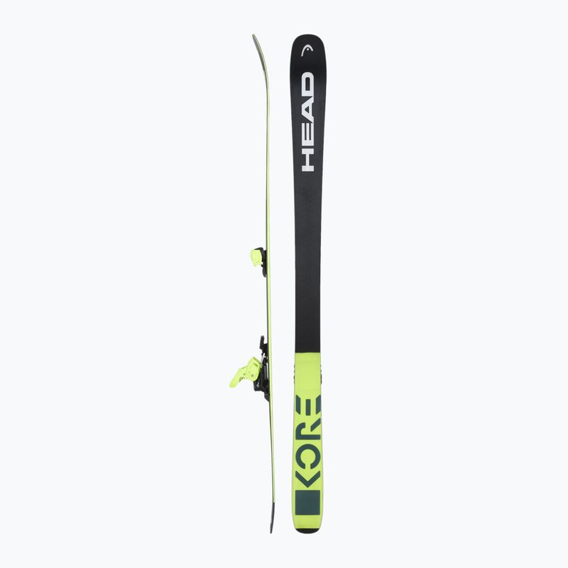 Lesikló léc HEAD Kore 93 + kötés Attack 14 GW yellow/anthracite 2