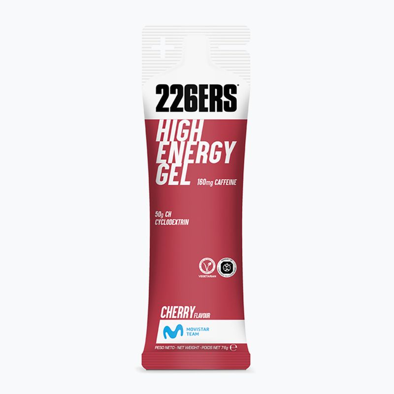 226ERS High Energy koffeines energiagél készlet 24 db. x 76 g cseresznye 2
