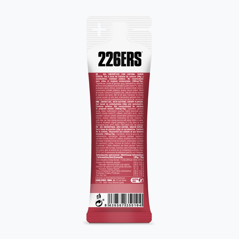 226ERS High Energy koffeines energiagél készlet 24 db. x 76 g cseresznye 3