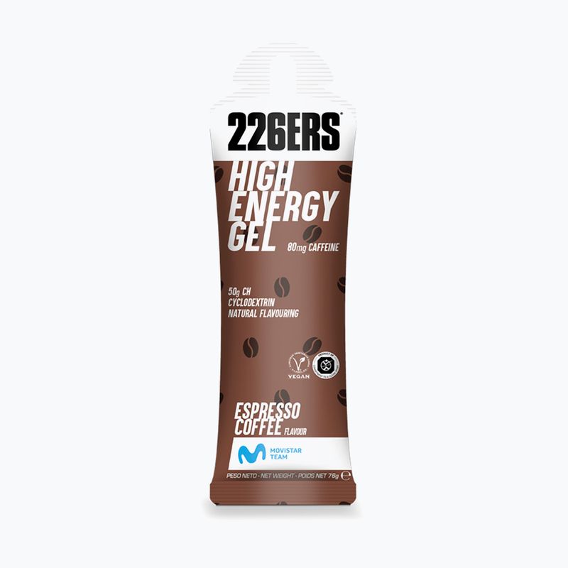 226ERS High Energy koffeines energiagél készlet 24 db. x 76 g kávé 2