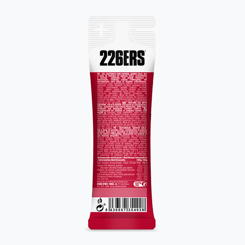 226ERS izotóniás koffeines energiagél készlet 24 db. x 68 g kóla 3