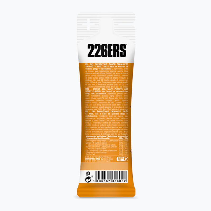 226ERS High Energy Sós energiagél készlet 24 db. x 76 g mogyoró/méz 3