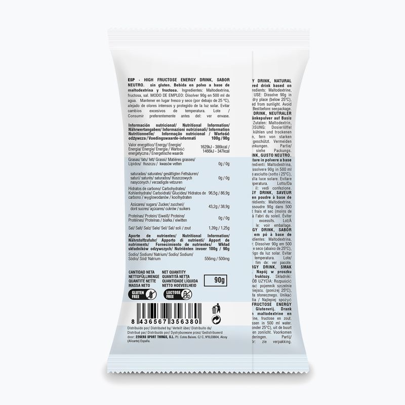 Energiaital készlet 226ERS Magas fruktóztartalmú energiaital 9 db. x 90 g semleges 3