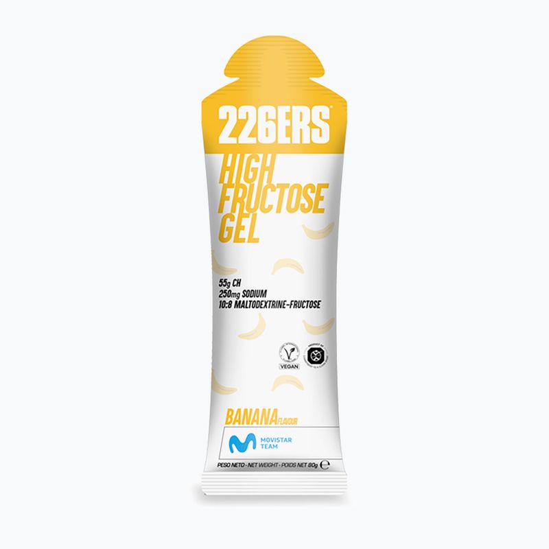 226ERS Magas fruktóz tartalmú energiagél készlet 24 db. x 80 g banán 2