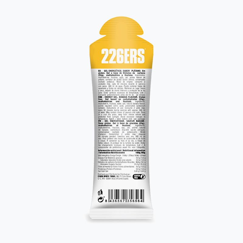 226ERS Magas fruktóz tartalmú energiagél készlet 24 db. x 80 g banán 3