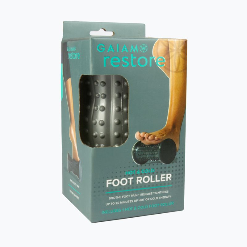 Gaiam lábmasszírozó henger 60561 fekete 5