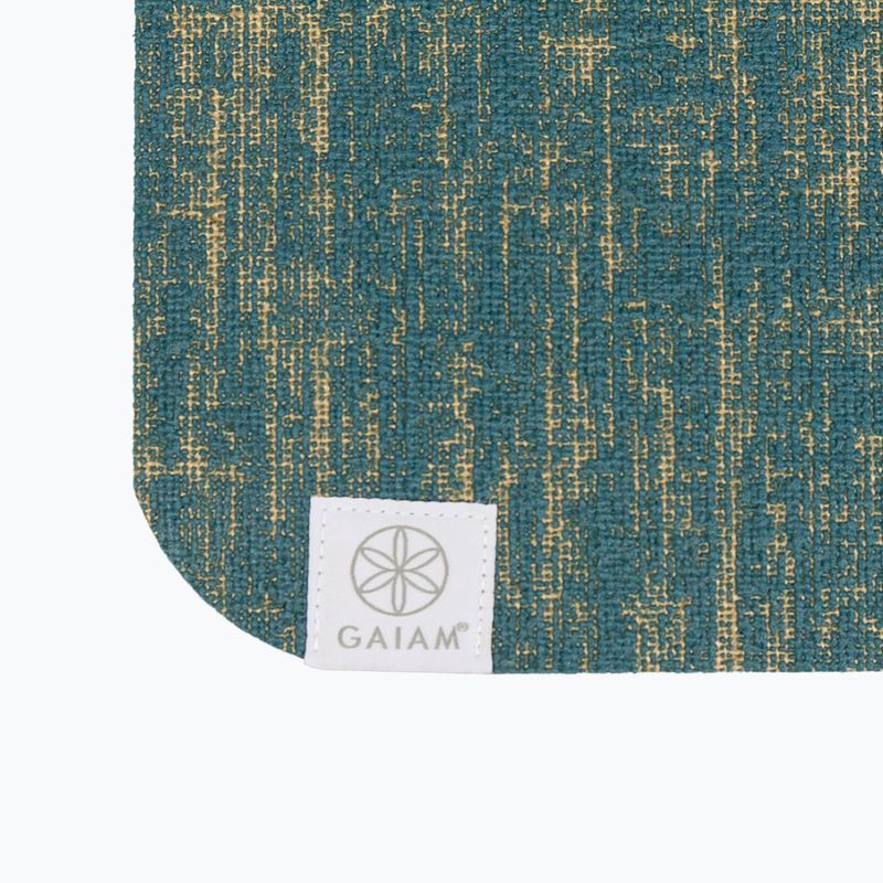 Jógaszőnyeg Gaiam Jute 6 mm blue 4