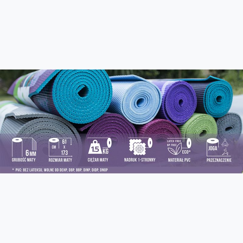Gaiam jógaszőnyeg Mettalic Sun 6 mm Mettalic Sun 7