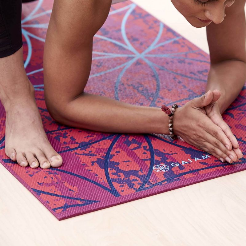 Női jógamatrac Gaiam Radience rózsaszín 63491 6