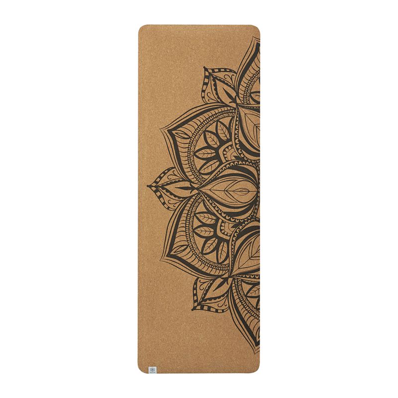 Női jógamatrac Gaiam Printed Cork Mandala barna 63495 5