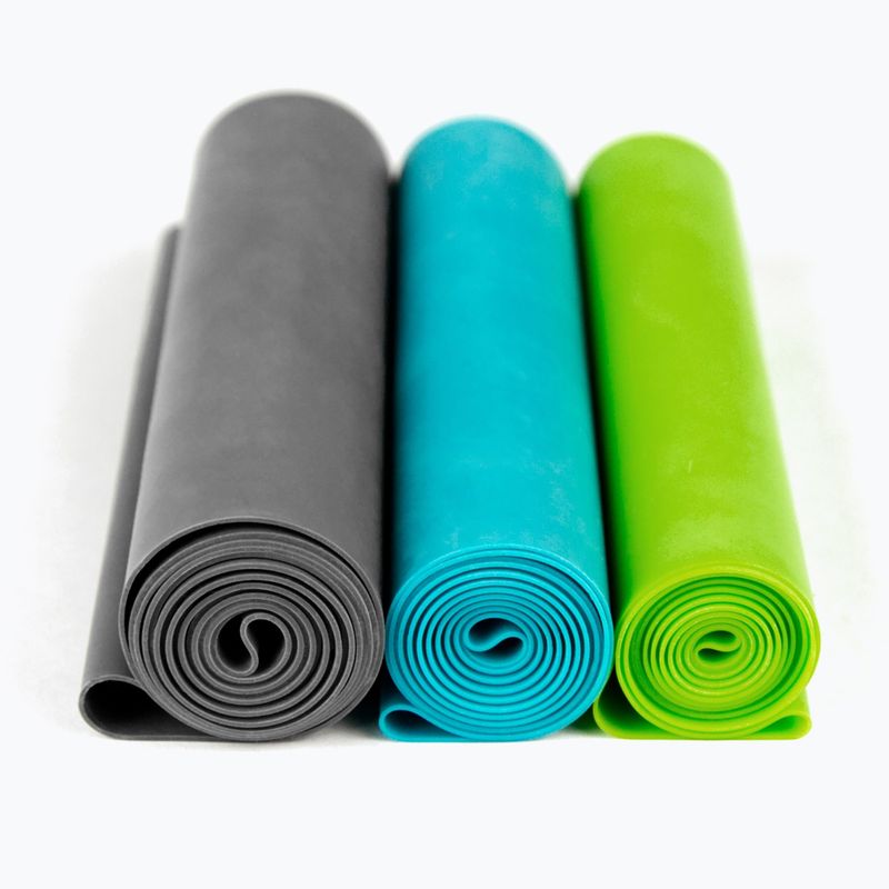 Edző gumiszalag készlet Gaiam 63578 3 szt. black/blue/green 3