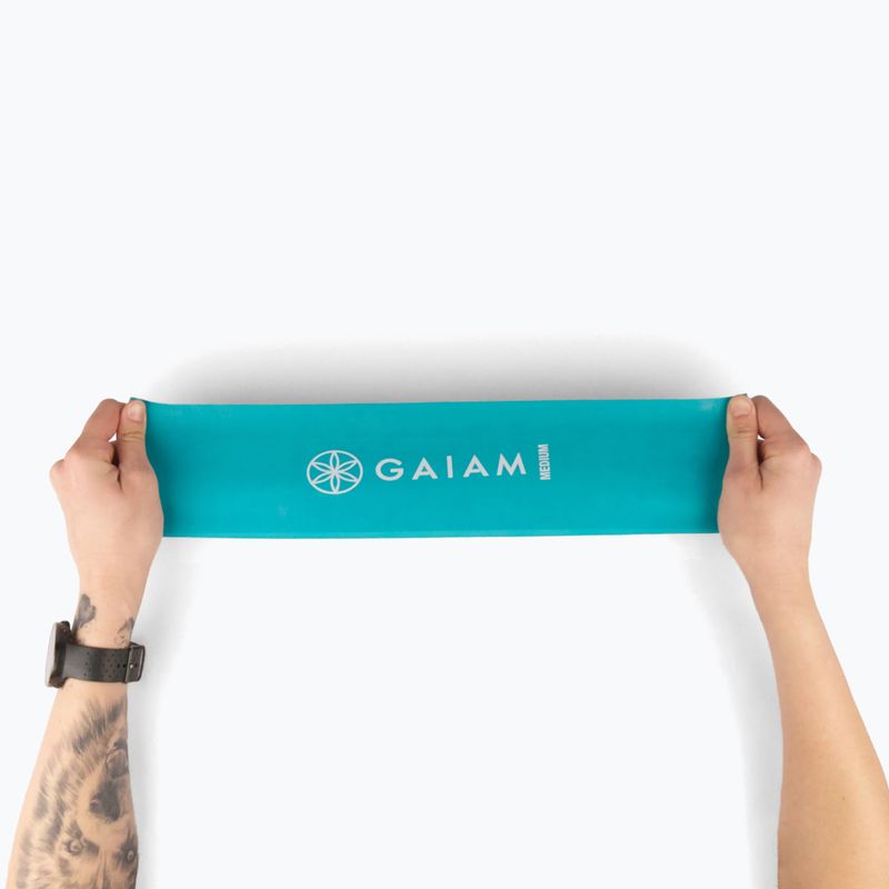 Edző gumiszalag készlet Gaiam 63578 3 szt. black/blue/green 8