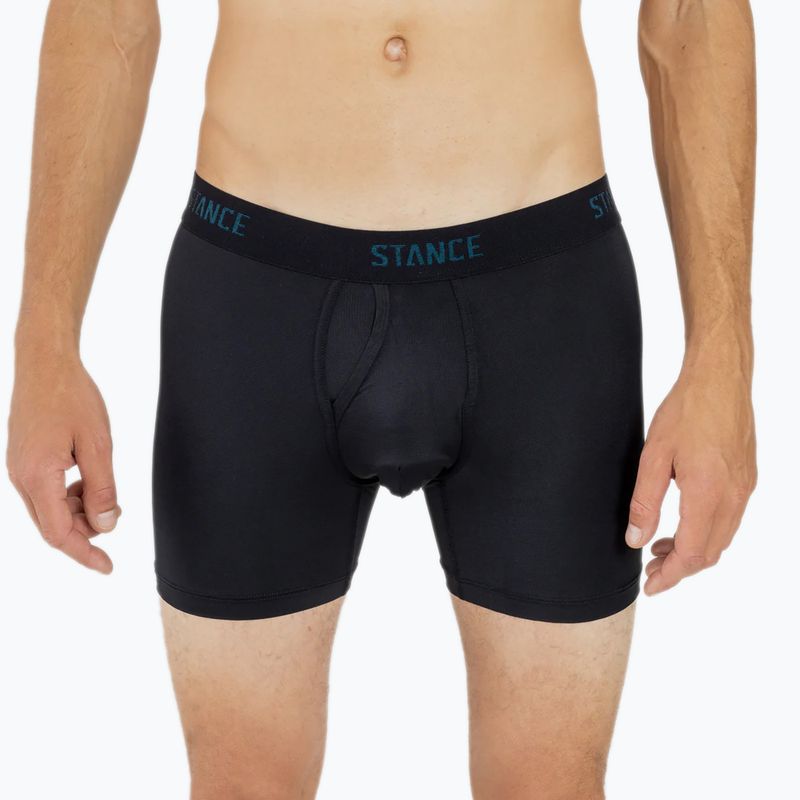 Férfi Stance Pure Staple St 6" boxeralsó fekete 3