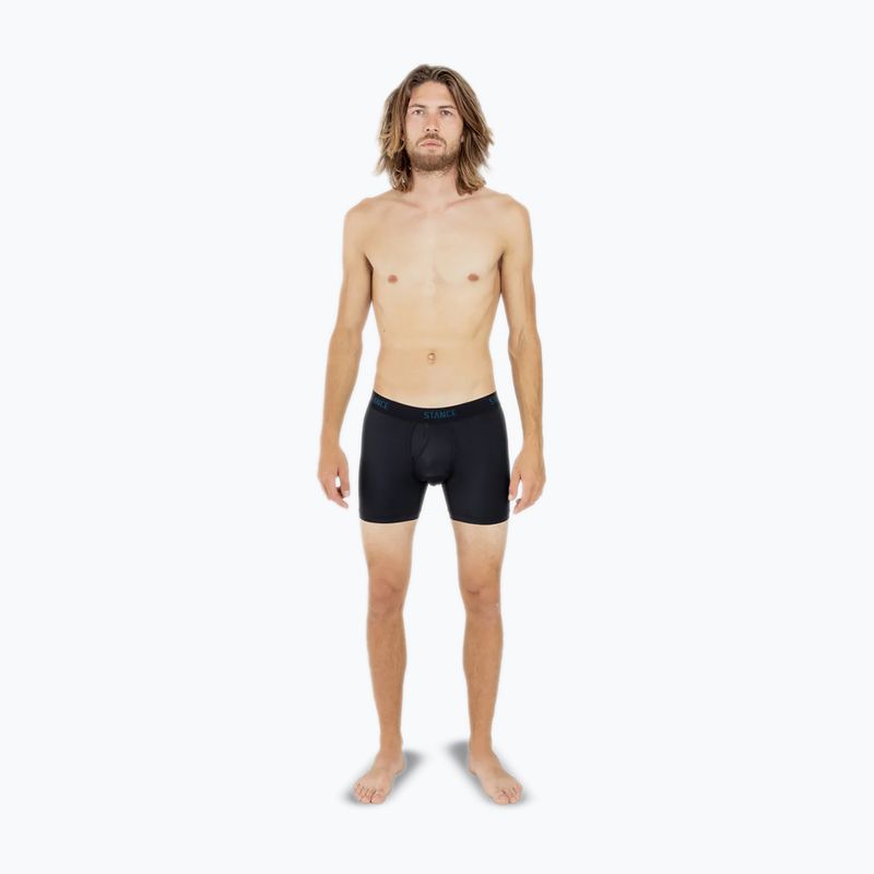 Férfi Stance Pure Staple St 6" boxeralsó fekete 4