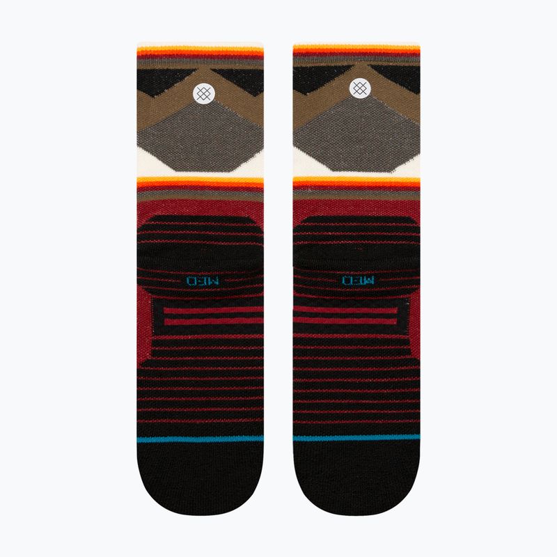 Stance Jimmy Chin Mid Wool Crew futó zokni piros 3