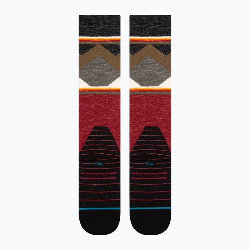 Stance Jimmy Chin Ultralight Wool Snow piros sízokni piros sízokni 3