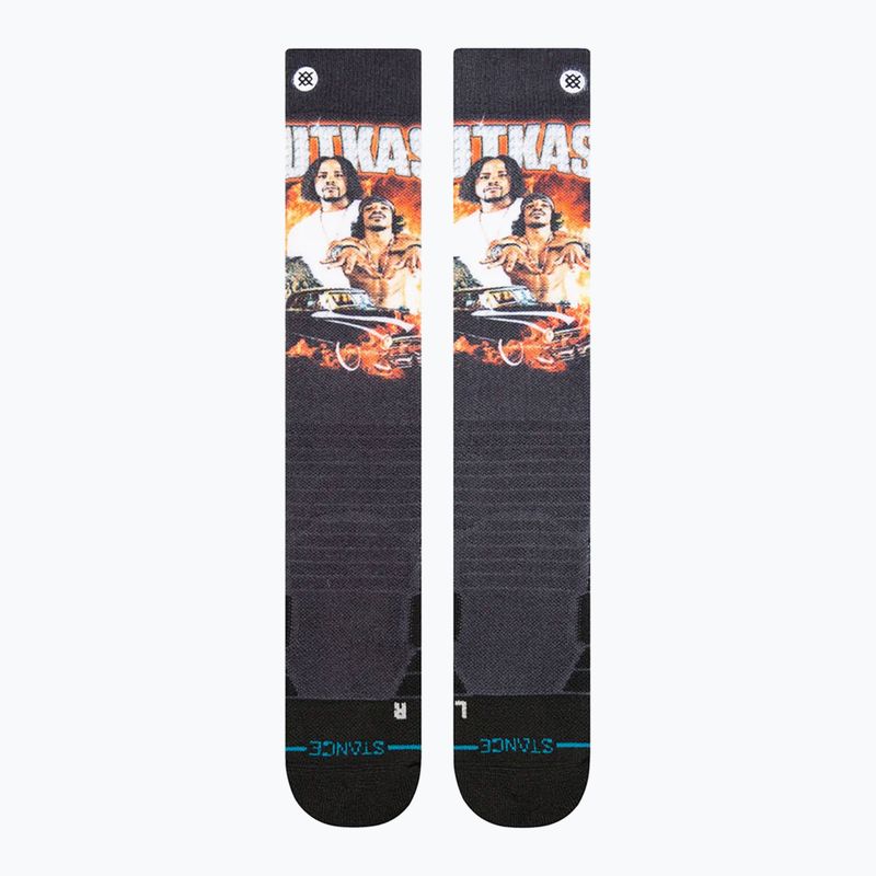 Stance X Outkast Stankonia Mid Poly Snow többszínű sí zokni 2