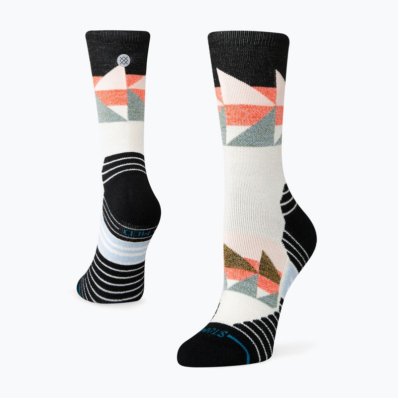 Stance Tri Wool Mid Crew futó zokni fekete
