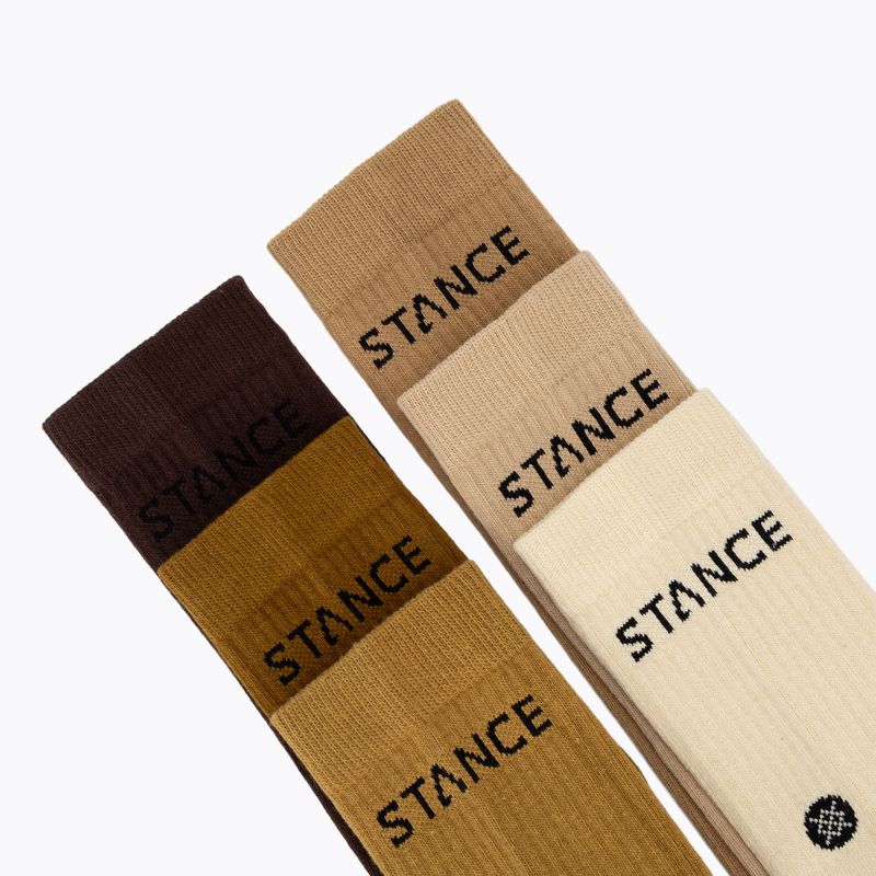 Zokni Stance Origin Crew 6 pairs A556C24ORI cream 10