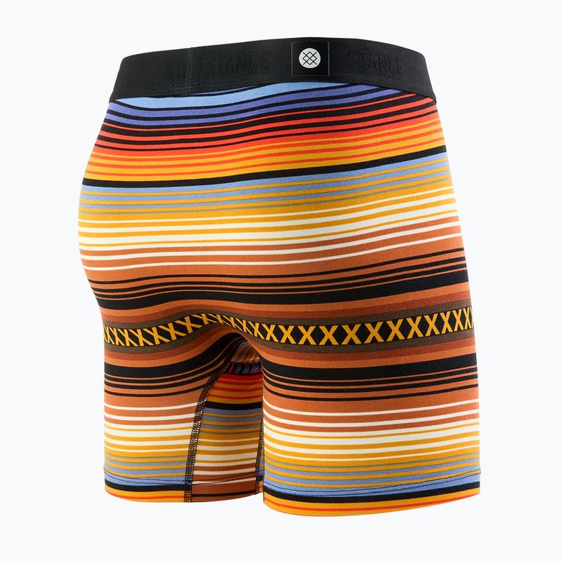 Férfi Stance Curren Boxer Brief barna 2