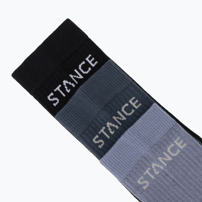 Stance Origin Crew zokni 3 pár indigó 7