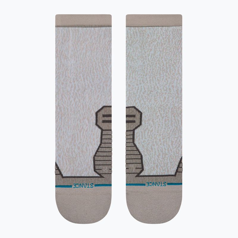 Zokni Stance Topo Light Qtr grey 2