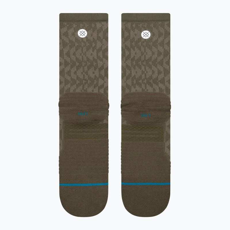 Zokni Stance Digzig Light Crew olive 3
