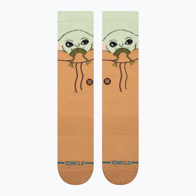 Zokni Stance Grogu Hungry Crew green 2