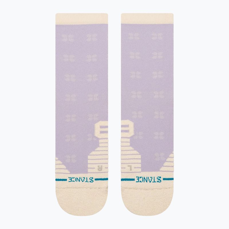 Zokni Stance Latta Mid Crew lilac 3