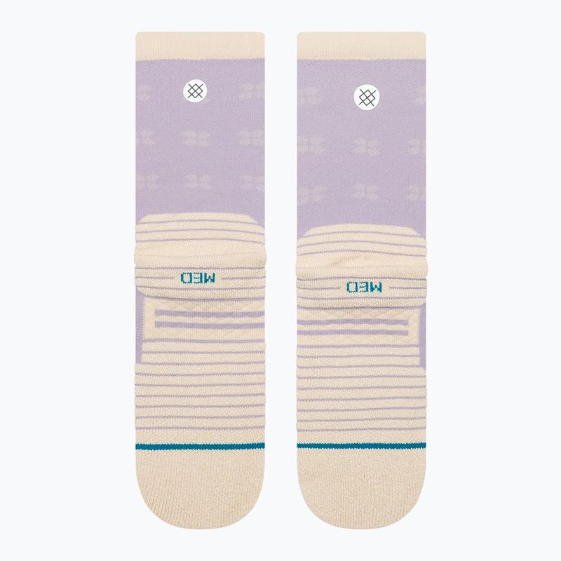 Zokni Stance Latta Mid Crew lilac 4