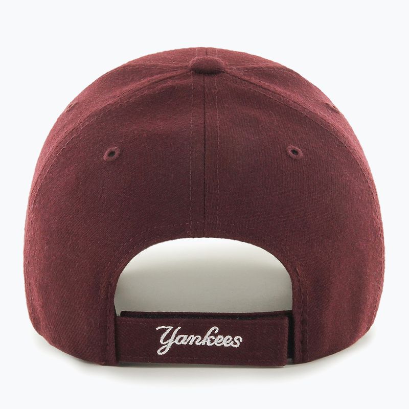 Baseballsapka 47 Brand MLB New York Yankees MVP dark maroon 2