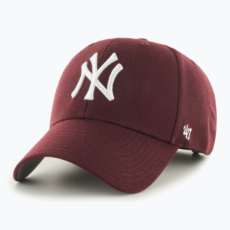 Baseballsapka 47 Brand MLB New York Yankees MVP dark maroon 3