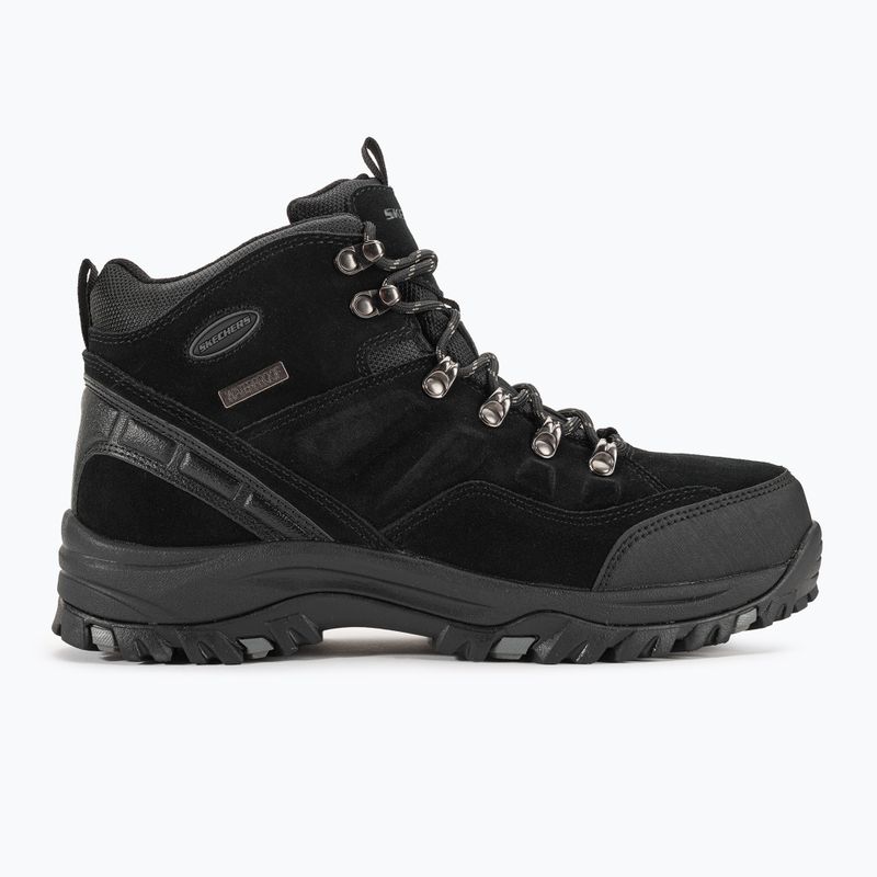 SKECHERS Relment Pelmo fekete férfi túracipő 2