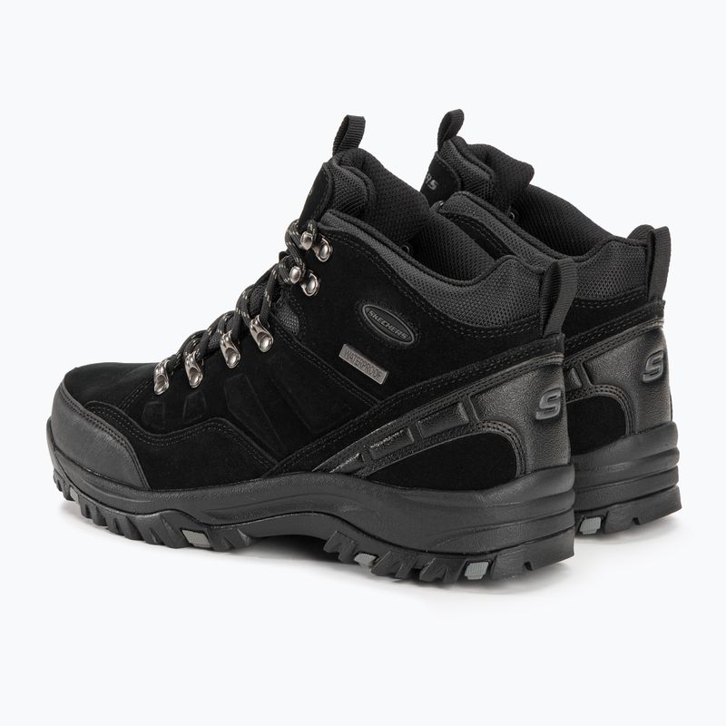SKECHERS Relment Pelmo fekete férfi túracipő 3