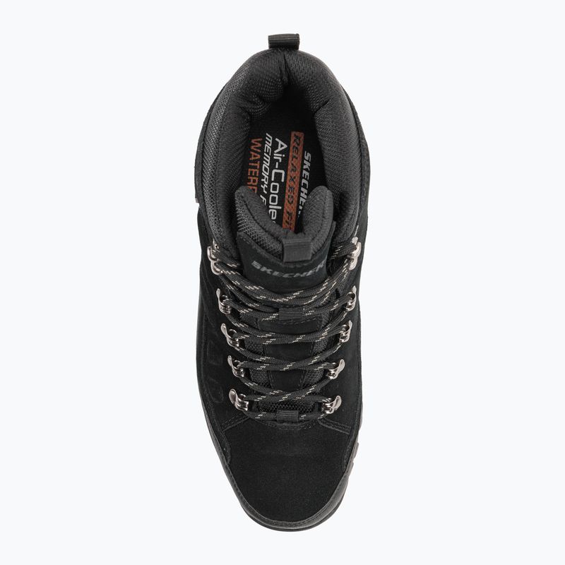 SKECHERS Relment Pelmo fekete férfi túracipő 6