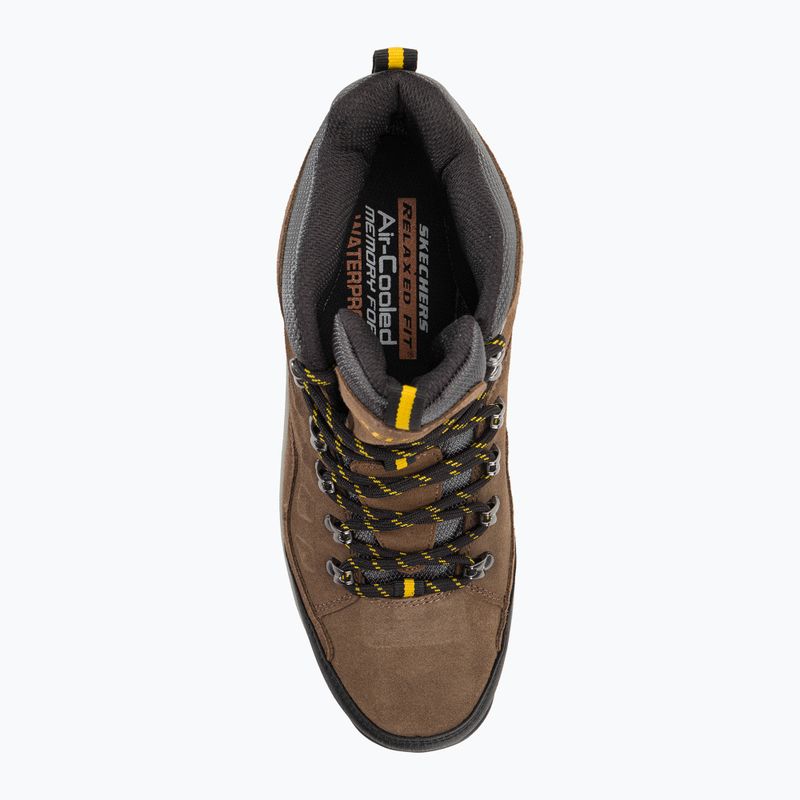 SKECHERS Relment Pelmo khaki férfi trekking cipő 6