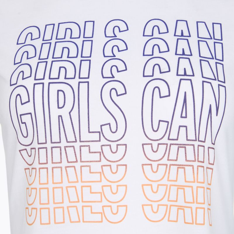 Brooks Nemzetközi Nőnap futópóló fehér/lila/narancs 4