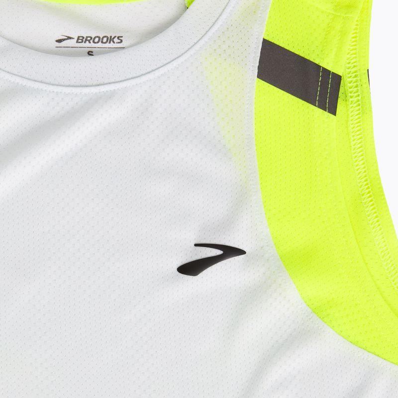 Női Brooks Carbonite Tank futópóló jégszürke/ightlife jacquard női futópóló 3